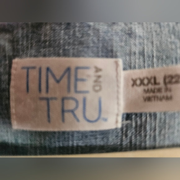 Time and Tru Chambray Denim Dress XXXL (22) - Picture 3 of 5